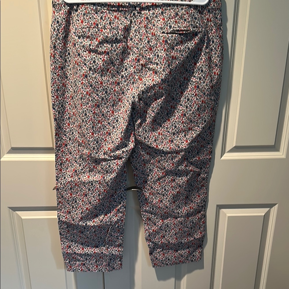 LOFT Floral Patterned Pants - like new - EUC - Picture 3 of 4